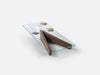 Image of Impatia Lancio Wood & Glass Cornhole Game - Italian Luxury Design