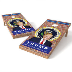 Official Size 2x4 Trump Cornhole Game