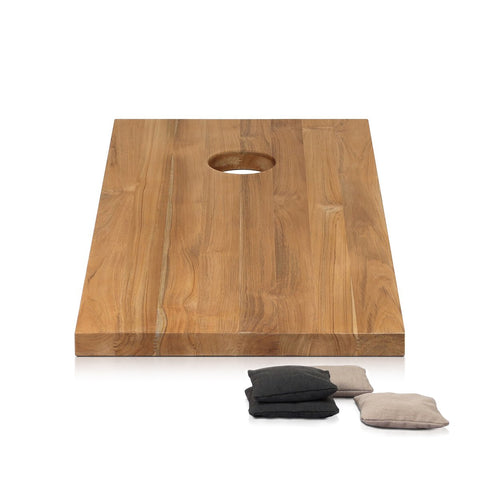 Four Hands Outdoor Bag Toss Set - Aged Natural Teak