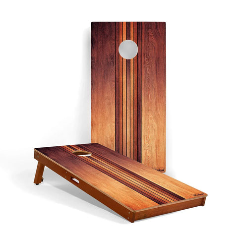 Elakai Retro Woody Mahogany Pathfinder Cornhole Boards