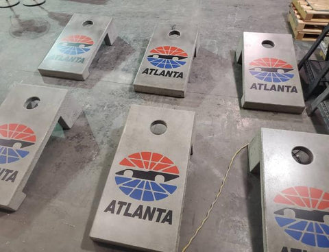 Stone Age Concrete Outdoor Cornhole Boards