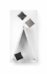 Impatia Lancio Marble & Glass Cornhole Game - Made in Italy
