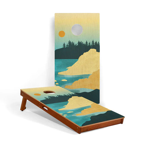 Elakai Grand Teton National Park Mahogany Pathfinder Cornhole Boards