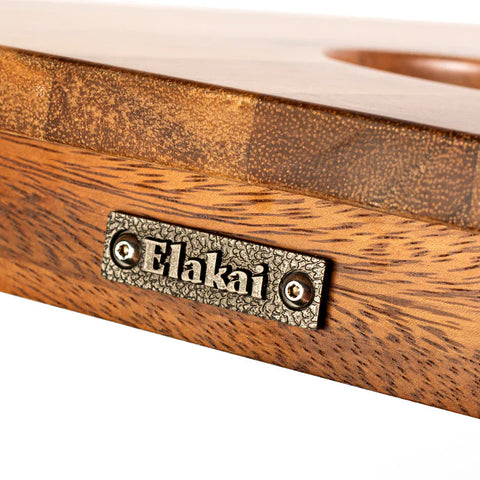 Elakai The Beach Epoxy Resin Mahogany Pathfinder ART Cornhole Boards