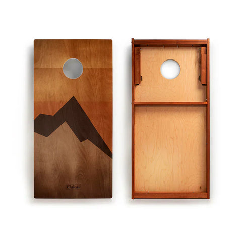 Elakai Retro Elakai Mahogany Pathfinder Cornhole Boards