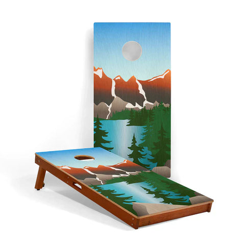 Elakai Grand Teton National Park Mahogany Pathfinder Cornhole Boards