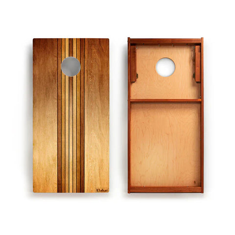 Elakai Retro Woody Mahogany Pathfinder Cornhole Boards