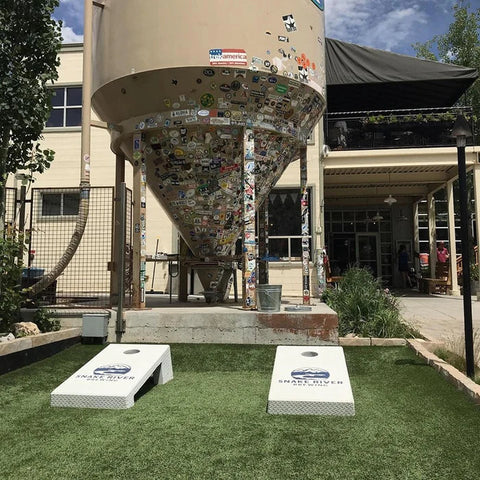 Stone Age Concrete Outdoor Cornhole Boards