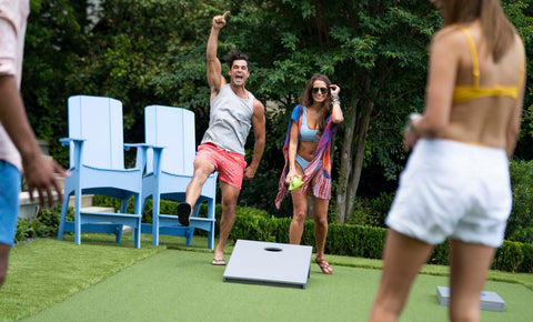 Ledge Lounger Cornhole Outdoor Game