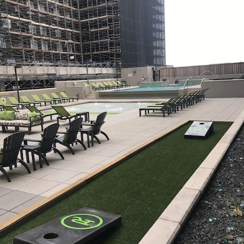 Stone Age Concrete Outdoor Cornhole Boards