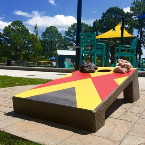 Stone Age Concrete Outdoor Cornhole Boards