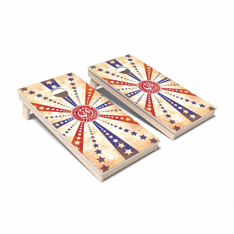 Slick Woody's America/Patriotic Cornhole Boards - All Weather