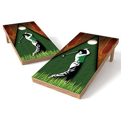 Official Size 2x4 Golf Swing Wood Cornhole Game
