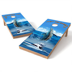 Official Size 2x4 Sword Fish Cornhole Game