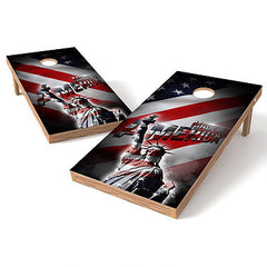 Official Size 2x4 Made in America Statue of Liberty Cornhole Game