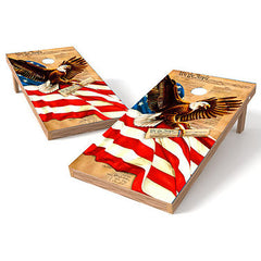 Official Size 2x4 Constitution Eagle Cornhole Game