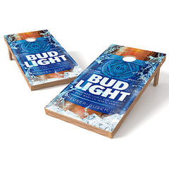 Image of Official Size 2x4 Bud Light Bottle Cornhole Game